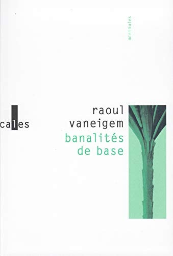 BANALITES DE BASE, de Vaneigem | portada del libro