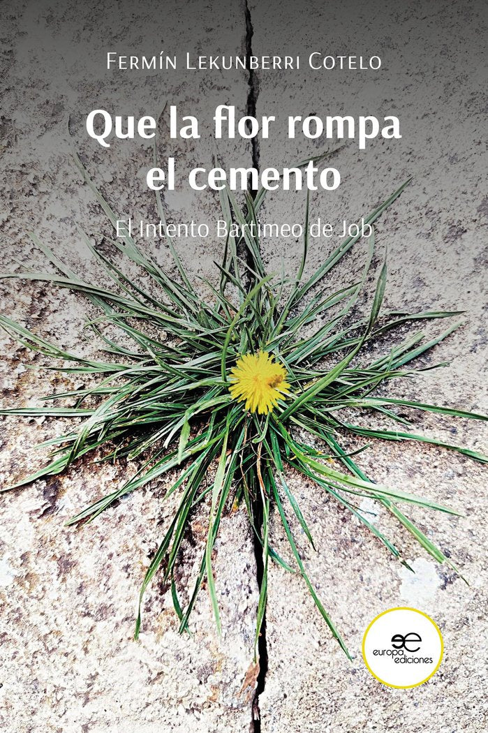 QUE LA FLOR ROMPA EL CEMENTO, de LEKUNBERRI COTELO, FERMIN | portada del libro