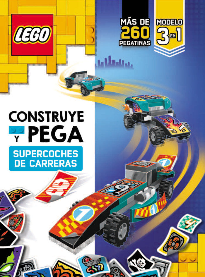 LEGO. CONSTRUYE Y PEGA | portada del libro