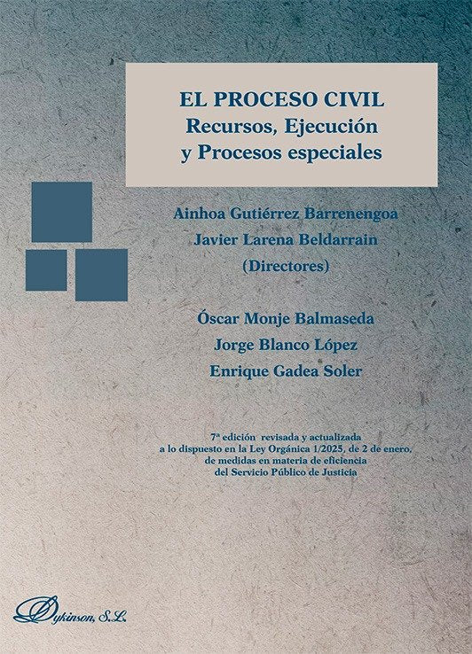 EL PROCESO CIVIL, de VV.AA.3 | portada del libro
