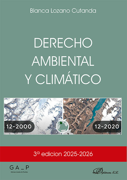 DERECHO AMBIENTAL Y CLIMATICO, de LOZANO CUTANDA, BLANCA | portada del libro