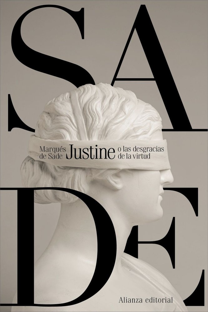 JUSTINE O LAS DESGRACIAS DE LA VIRTUD, de SADE, MARQUES DE | portada del libro