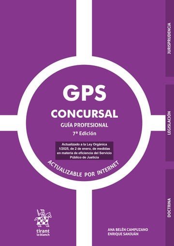 Gps concursal 7ª edicion, de Campuzano | portada del libro