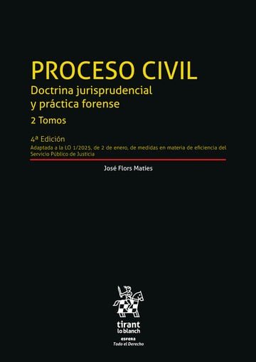 ESTUCHE 2 VOLUMENES PROCESO CIVIL, de FLORS MATIES | portada del libro