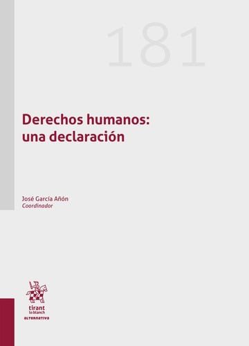 DERECHOS HUMANOS: UNA DECLARACION, de GARCIA AÑON | portada del libro