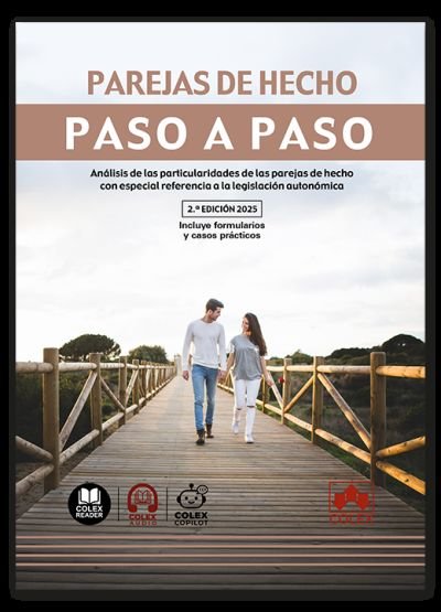 Parejas de hecho 2ªed paso a paso, de AA.VV. | portada del libro