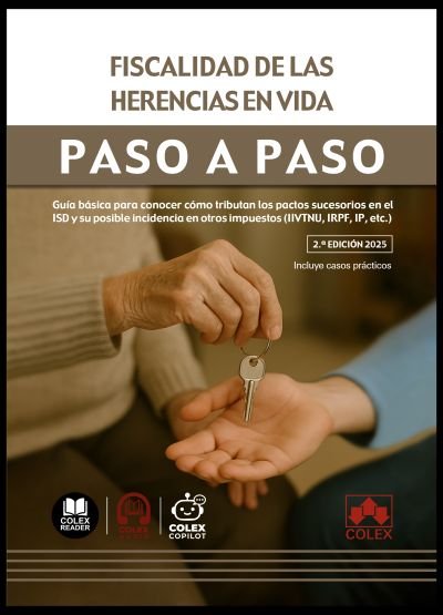 Fiscalidad de las herencias en vida paso a paso, de AA.VV. | portada del libro