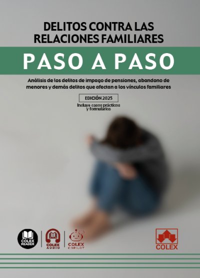 Delitos contra las relaciones familiares paso a paso, de AA.VV. | portada del libro
