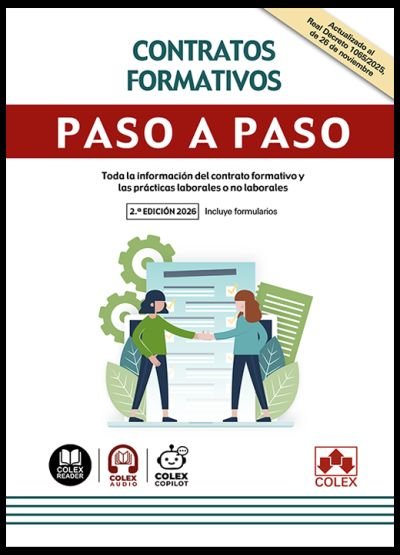 Contratos formativos paso a paso 2ª ed, de AA.VV. | portada del libro