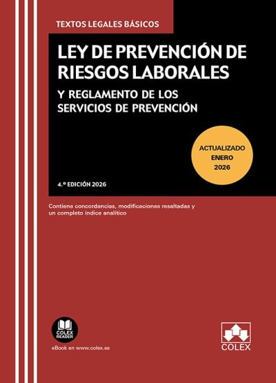 Ley de prevencion de riesgos laborales y reglamento 4ª ed, de AA.VV. | portada del libro