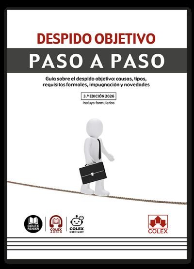 DESPIDO OBJETIVO PASO A PASO 3ª ED | portada del libro