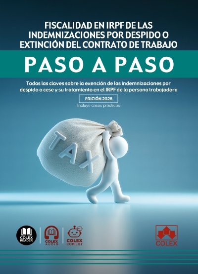 Fiscalidad en irpf de las indemnizaciones por despido o ext, de AA.VV. | portada del libro