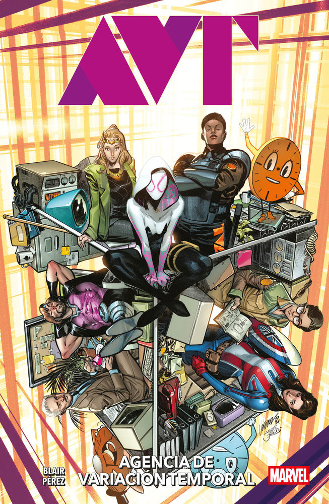 A.V.T.: AGENCIA DE VARIACION TEMPORAL, de PEREZ, PERE | portada del libro
