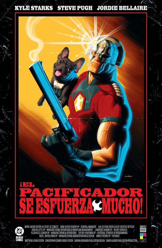 ¡EL PACIFICADOR SE ESFUERZA MUCHO!, de STARK, KYLE | portada del libro