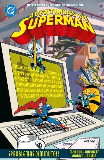 AVENTURAS DE SUPERMAN 02: ¡PROBLEMAS DIMINUTOS!, de MANLEY, MIKE | portada del libro