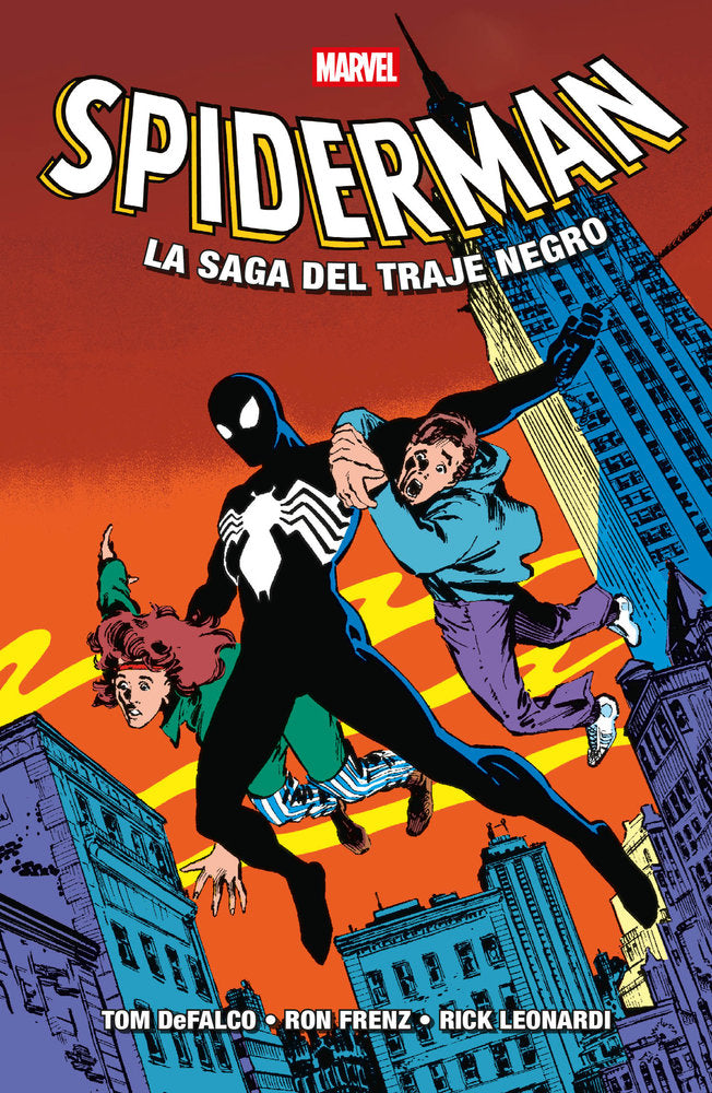 SPIDERMAN: LA SAGA DEL TRAJE NEGRO, de FRENZ, RON | portada del libro