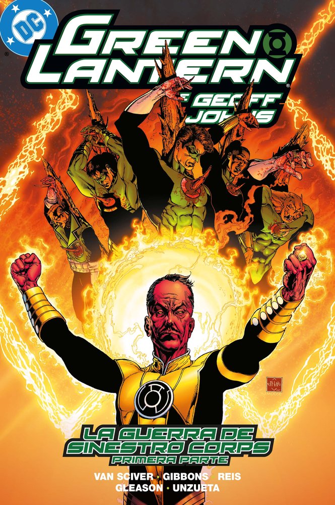 BIBLIOTECA GREEN LANTERN 06: LA GUERRA DE SIENESTRO CORPS (PRIMERA PARTE), de VAN SCIVER, ETHAN | portada del libro