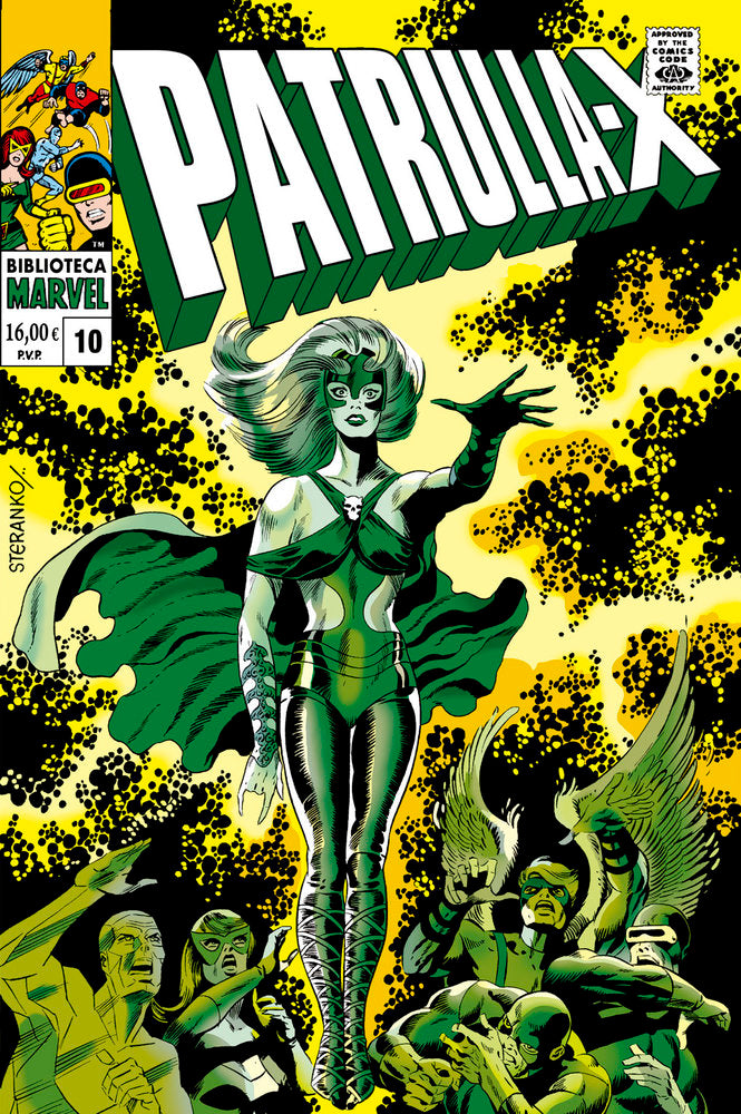BIBLIOTECA MARVEL. LA PATRULLA-X 10, de ROY THOMAS | portada del libro