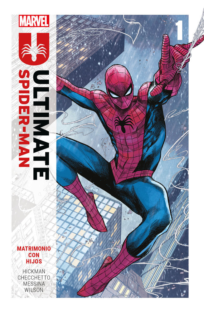 ULTIMATE SPIDERMAN 01, de HOCKMAN, JONATHAN | portada del libro
