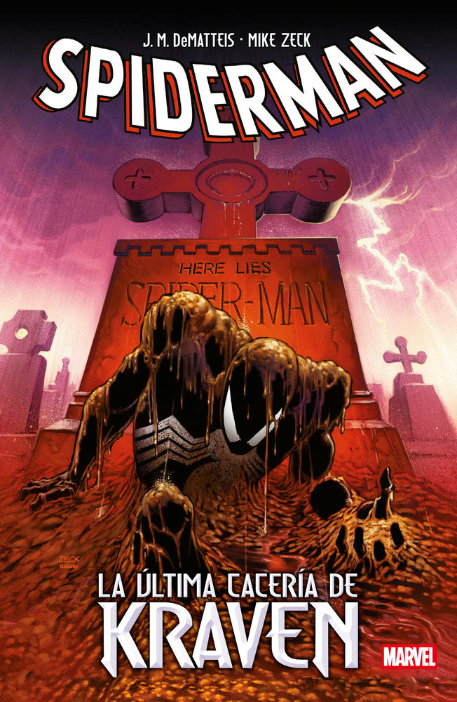 MARVEL ESSENTIALS, 42 SPIDERMAN: LA ULTIMA CACERIA DE KRAVEN, de DEMATTEIS | portada del libro