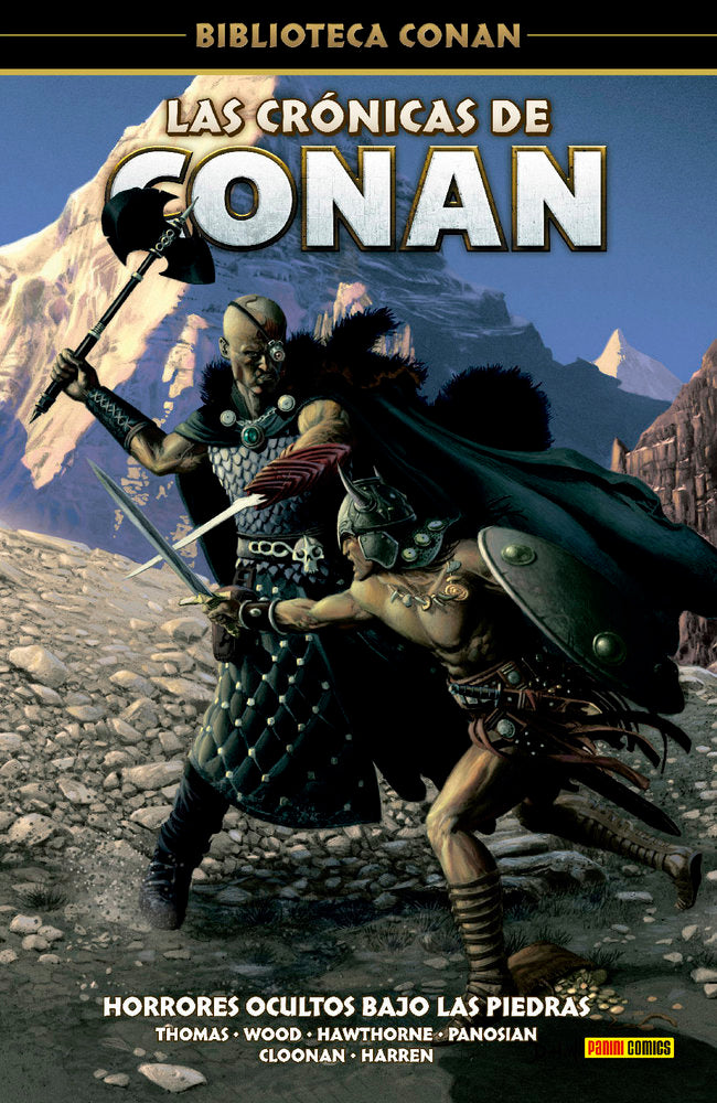LAS CRONICAS DE CONAN 5 HORRORES BAJO LAS PIEDRAS | portada del libro
