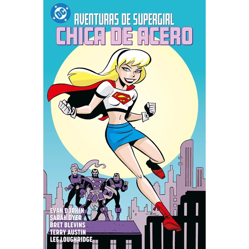 AVENTURAS DE SUPERGIRL: CHICA DE ACERO, de ALUIR AMANCIO | portada del libro