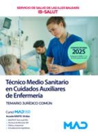 AUXILIAR DE ENFERMERIA TEMARIO COMUN 2025 IBSALUT, de Varios autores | portada del libro