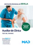 AUXILIAR CLINICA TEST TEMARIO DIPUTACION PROVINCIAL SEVILLA, de Varios autores | portada del libro