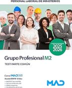 TEST PARTE COMUN GRUPO PROFESIONAL M2. PERSONAL LABORAL DE MINISTERIOS, de Varios autores | portada del libro