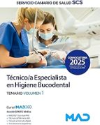 025 T1 TECNICO ESPECIALISTA EN HIGIENE BUCODENTAL SERVICIO CANARIO SALUD, de Varios autores | portada del libro
