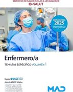 ENFERMERO/A TEMARIO ESPECIFICO 1 SERVICIO ILLES BALEARS IB S, de Varios autores | portada del libro
