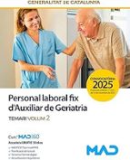PERSONAL LABORAL FIX D'AUXILIAR GERIATRIA TEMARI 2, de Varios autores | portada del libro