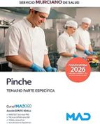 Pinche del Servicio Murciano de Salud Temario parte especifica, de Varios autores | portada del libro