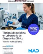 TECNICO/A ESPECIALISTA LABORATORIO DIAGNOSTICO CLINICO TEMAR, de Varios autores | portada del libro