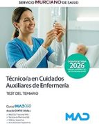 TECNICO/A CUIDADO AUXILIAR ENFERMERIA TEST TEMARIO MURCIA SA, de Varios autores | portada del libro