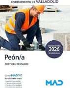 TEST PEON / A AYUNTAMIENTO DE VALLADOLID 2026, de Varios autores | portada del libro