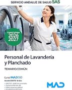 PERSONAL LAVANDERIA Y PLANCHADO TEMARIO ESPECIFICO ANDALUZ S, de Varios autores | portada del libro