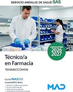TECNICO/A FARMACIA TEMARIO COMUN SERVICIO ANDALUZ SALUD SAS, de Varios autores | portada del libro