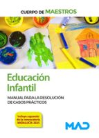 CUERPO MAESTRO EDUCACION INFANTIL MANUAL PARA RESOLUCION CA, de Varios autores | portada del libro