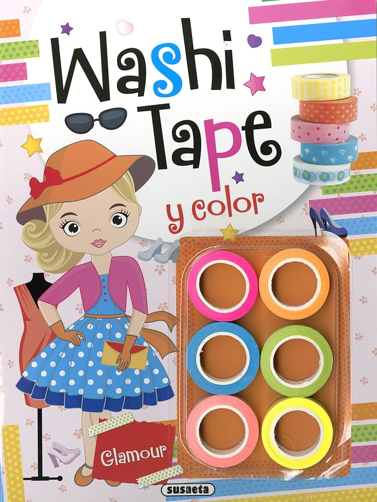WASHI TAPE GLAMOUR, de SUSAETA | portada del libro