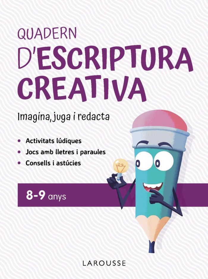 Quadern d'escriptura creativa 8-9 anys, de CIUDAD REAL NUÑEZ, GINES | portada del libro