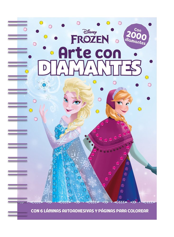 FROZEN. ARTE CON DIAMANTES, de DISNEY | portada del libro