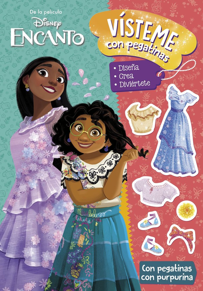 ENCANTO VISTEME CON PEGATINAS 2, de DISNEY | portada del libro