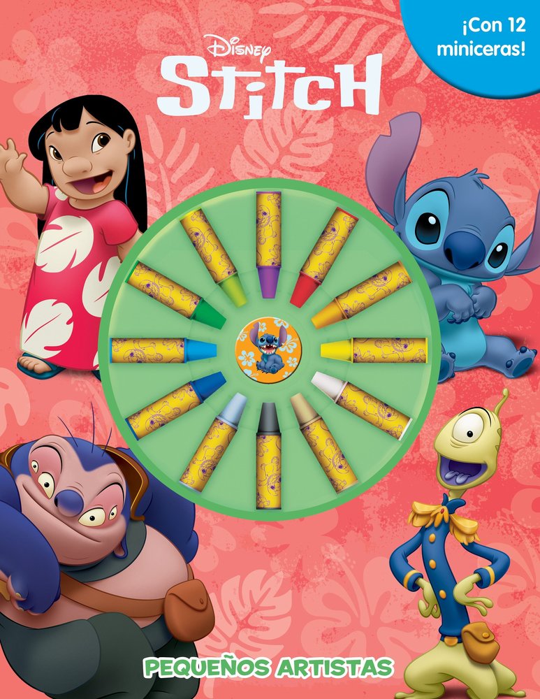 STITCH PEQUEÑOS ARTISTAS, de DISNEY | portada del libro