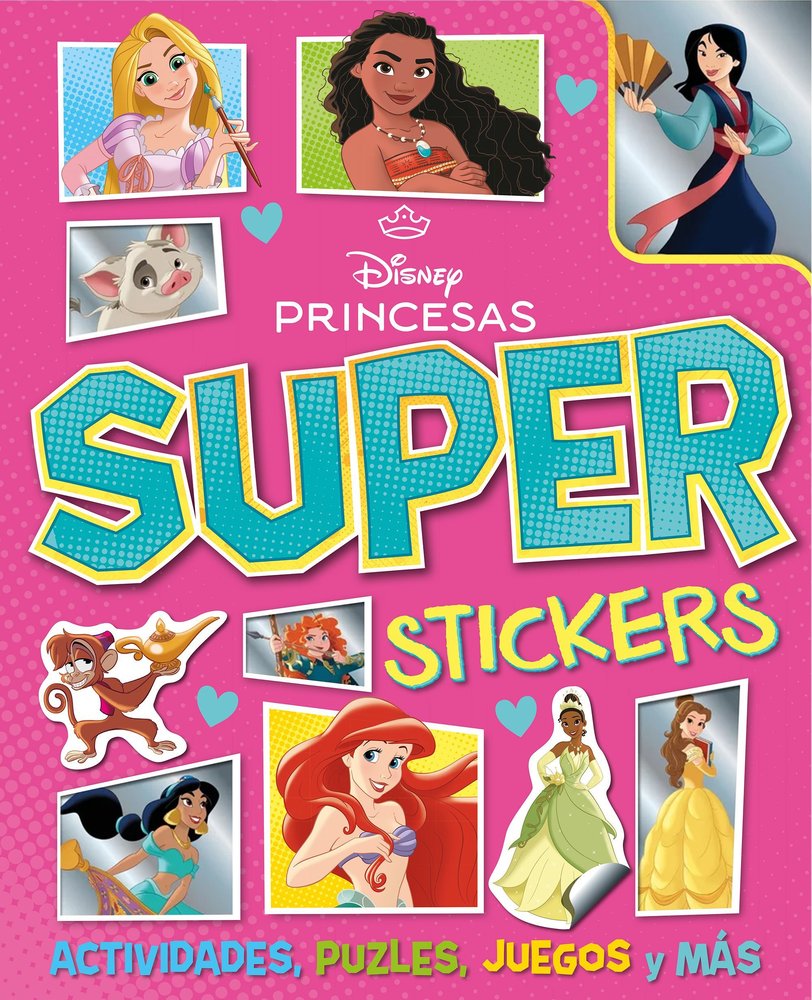 PRINCESAS. SUPERSTICKERS, de DISNEY | portada del libro