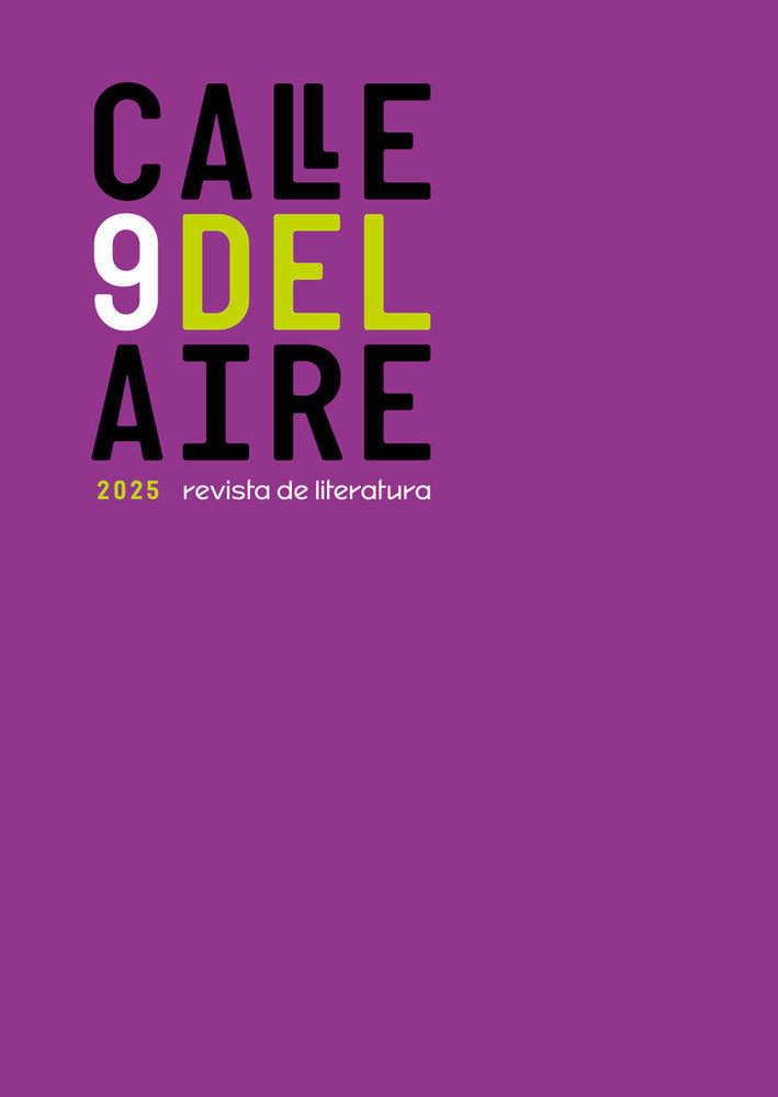CALLE DEL AIRE. REVISTA DE LITERATURA, 9, de BONILLA,JUAN | portada del libro
