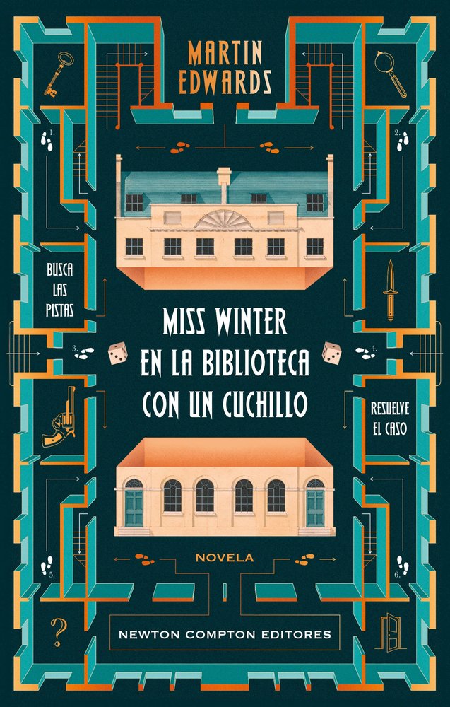 MISS WINTER EN LA BIBLIOTECA CON UN CUCHILLO, de EDWARDS, MARTIN | portada del libro