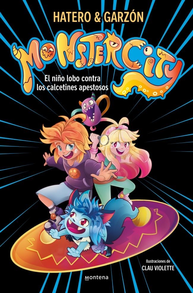MONSTERCITY 1 EL NIÑO LOBO CONTRA LOS CALCETINES APESTOSOS, de RICARD RUIZ GARZON | portada del libro