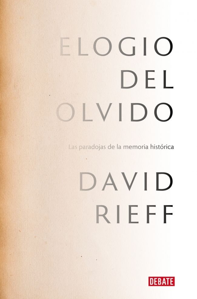 Elogio del olvido, de RIEFF | portada del libro
