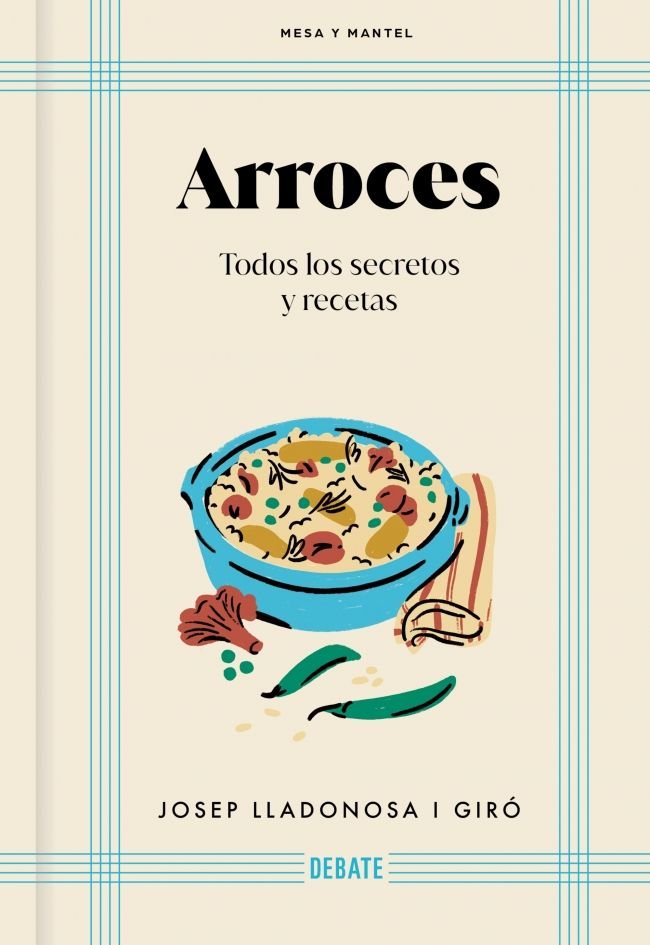 ARROCES MESA Y MANTEL, de JOSEP LLADONOSA I GIRO | portada del libro